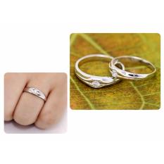 Cincin Couple Perak Tunangan dan Nikah Z-13 Silver Exlusive