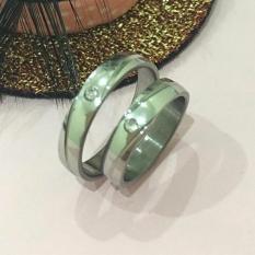 Cincin Couple Wanita Pria Untuk Tunangan Murah Fashion Trendy Design