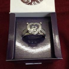 Cincin Emas 18K Dancing Stone Indonesia Berat 3.54 Gram - 9Ummii