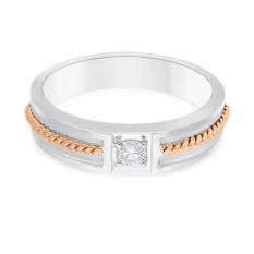 Cincin Emas Berlian / Kawin / Simple DNCCK23