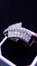 Cincin Emas Pernikahan Mewah Berlian Gold Natural Diamond Asli Eropa Putih Tunangan Kawin Murah