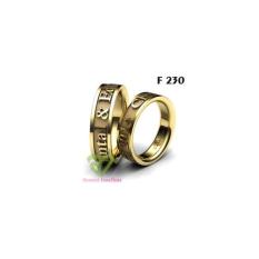 Cincin Kawin Cincin Tunangan Cincin Couple Nama Perak F 230