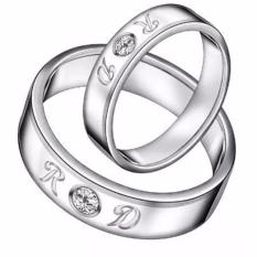 Cincin Kawin Palladium, Cincin Pernikahan Silver Emas No L11