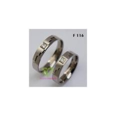 Cincin Kawin Palladium F116 Cincin Tunangan Cincin Couple Cincin Nikah