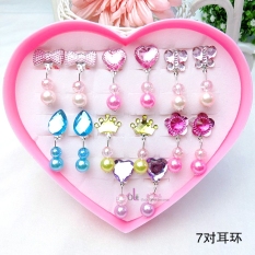 Anting Anak Anting Jepit Tanpa Tindik Cincin Kristal