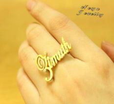Cincin Nama Lapis Emas NS.05