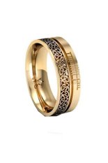 Cincin Nikah Emas Batik Rose Gold 7 gram Kadar 75%,