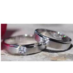 cincin nikah satupasang palladium 50%
