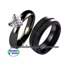 Cincin Perkawinan Palladium, Cincin Pernikahan, Cincin Couple No 1026