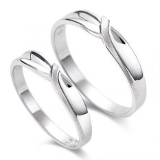 Cincin Pernikahan - Palladium 811 Spesial 18Karat - USA Diamond - Garansi 1 Tahun