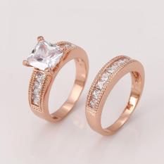 Cincin Set Xuping Rose Gold Color CX62