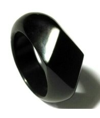 Cincin Style - Ring Giok Black Jade Aceh Diamond