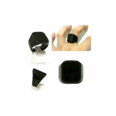 Cincin Titanium Hitam - Cincin Cowok Keren Murah Grosir