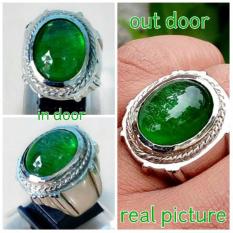 CINCIN ZAMRUD KALIMANTAN KUALITAS YAHUD DENGAN RING TANAM MEWAH ANTI LUNTUR DIPAKAI PASTI KEREN