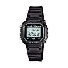 CIPITIHOLIC CASIO LA-20WH-1ADF - Digital - Illuminator - Alarm Chrono - Jam Tangan Unisex - Bahan Tali Resin - Hitam