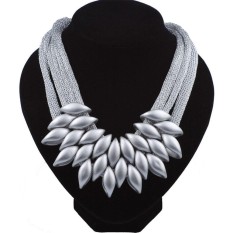 Clearance Harga Sunweb Baru Fashion Wanita CBB Zaitun Pernikahan Pesta Kasual Kalung dengan Anting-Anting (Emas)-Intl