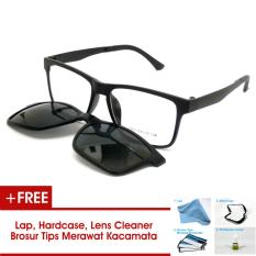 Clip On 7001 Frame Kacamata Bisa Dipasang Lensa Minus Di Optik Terdekat