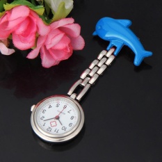 Keletak-di Memperdaya Bros Liontin Gantung Dolphin Watch Pocket Watch BU-Intl