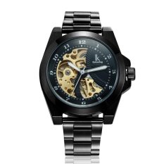 Cokmp Baru IK Qis Otomatis APA Noctilucent Tahan Air Watch Student Meja Cermin Lampu Jam Tangan Mekanis MZ2R1- INTL