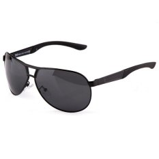 Cool Men's Polarized Sunglasses Kualitas Tinggi Merek Driving Aviator Eyewear Kacamata Sun Kacamata Hitam dan Abu-abu
