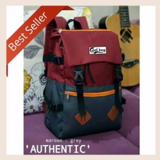 CoolBag Authentic Tas Ransel Korean Backpak-43 Liter Free rain Cover
