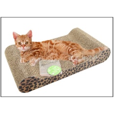 Corrugated Goresan Cat Kitten PET Toy Claw Goresan BoardPost Scratcher Gigitan Tambahan-Intl
