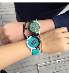 Beberapa Pecinta Jam Tangan Harajuku Style Candy Warna Beberapa Jam Tangan untuk Anak Laki-laki dan Perempuan Watches (Hijau, Biru)