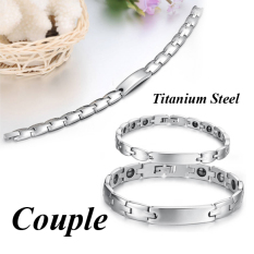 Some Baja Titanium GS3072 Wanita Kesehatan Terapi Magnet Gelang Baru