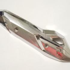 cover knalpot vario 150/125led new crome anti buram