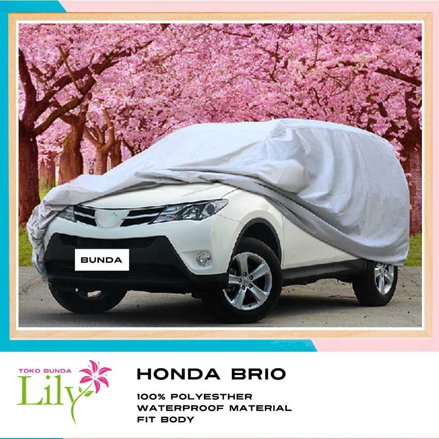 Cover Silver Mobil Honda BRIO Waterproof / Sarung Honda BRIO