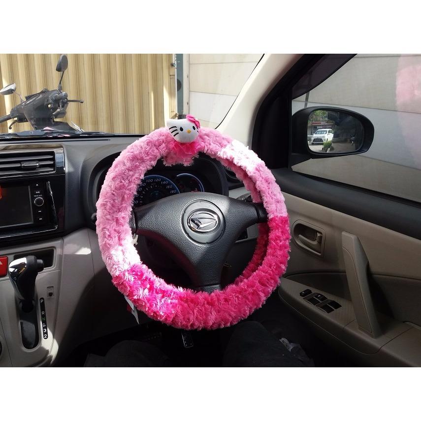 Hello Kitty Karakter Cover Steer Mobil HK-902 Hello Kitty Karakter Cover Steer Mobil HK-902