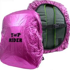 Cover Tas / Backpack Cover / Tutup Tas Ransel Anti Air Waterproof / Mantel Tas - Pink