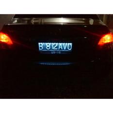 Cover Tempat Dudukan Plat Nomor Mobil Baru Lampu LED Akrilik - Premium Design