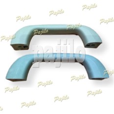 CREAM - 2pcs Original Toyota - Aksesoris Mobil Handle Pegangan Tangan Atas Plafon Avanza Veloz Xenia Agya Ayla Handel Hendel Asli Ori Asesoris Mobil Acessoris Mobil