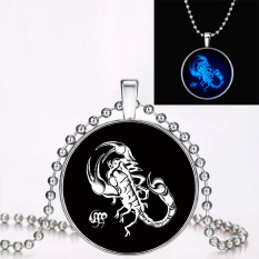 Kreatif Fashion Glowing Kalung Perhiasan Wanita Pria Kalajengking Magis Glow In The Dark Pendant Necklace Gift-Intl