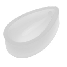 Crystal Silicone Cetakan Kalung Liontin Getah Perhiasan Membuat Cetakan Kerajinan DIY (Putih)-Intl