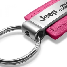 CTOne Jeep Grand Cherokee Pink Kulit Gantungan Kunci-Internasional