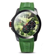 Curren Calabria - Jam Tangan Pria - Hijau - Tali Karet - Curren Calabria ZT-8182A