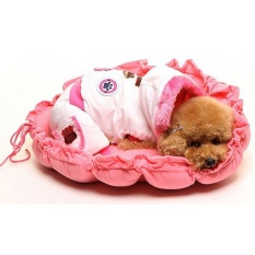 Cute Dog Alas Kasur Dual PET Labu Produk Cotton Solid Pet Dog Bed untuk Kucing Anjing Hewan Kecil Pets Tempat Tidur Rumah Kandang Anak Anjing-Intl