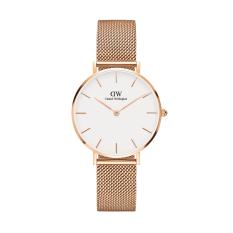 Daniel Welington Jam Tangan Wanita Classic Petite Sterling 32mm Women Metal Bracelet Watch Exclusive Gelang DW
