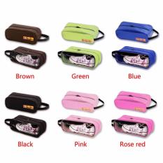 DapurBunda Tas sepatu murah / Storage bag / Tas sepatu traveling - PINK TUA