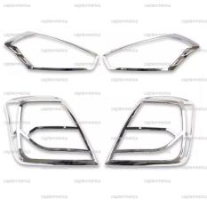 Aksesoris Mobil Datsun Go+ Panca Garnish Lis Cover Pelindung Garnis List Lampu Belakang Rem Sen Sein Chrome Krom Silver Asesoris Mobil Acesoris Mobil Datsun Go+ Go Plus Panca