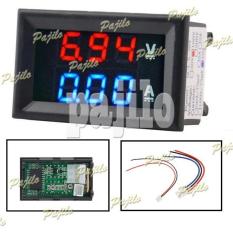 DC 10A LED Aksesoris Motor Dual Combo Voltmeter Amper meter Ammeter Digital Model Rizoma Ampere Volt Meter Pengukur Tegangan Arus Beat Scoopy Vario NMAX Mio M3 AEROX Fino Revo Supra CB 150 R MX KING X RIDE VIxion Supra X Soul GT Verza Asesoris Motor