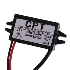DC8V-22V sampai 5 V Converter 1USB 15 W Mobil Tampilan Power Supply Modul-Intl-Intl