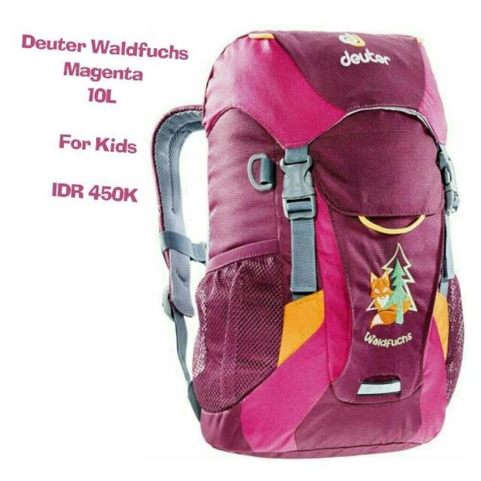 Deuter Waldfuchs Magenta ORI/Tas Carrier Kids/Tas Gunung Anak/Ransel Deuter Waldfuchs Magenta ORI/Tas Carrier Kids/Tas Gunung Anak/Ransel