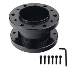 Dewhel 5 Cm Hitam Tinggi Aluminium Pengemudian Aluminium Pengatur Jarak FR Setelah Pasar Pengemudian Roda Hub Adaptor BOSS Perlengkapan-Internasional