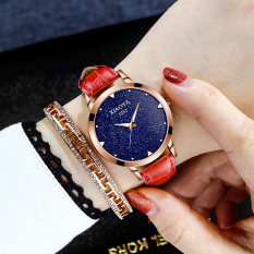Dewi Korea Fashion Style wanita suasana sabuk bentuk perempuan busana jam tangan