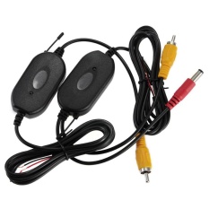 Dewtreetali 2.4G Nirkabel RCA Video Pemancar Penerima Perlengkapan untuk Mobil DVD Monitor Belakang Tampilan Kamera Membalikkan Backup Rearview Kamera -Internasional