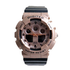 Digitec - Jam Tangan Pria - DG 2082 T Coklat Tali Hitam - Karet