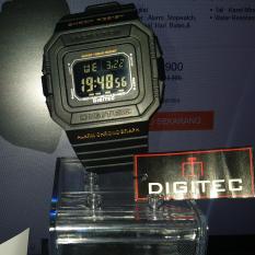 Digitec Jam Tangan Pria Water Resistant Strap Rubber PROTECTION D024G - BLACK